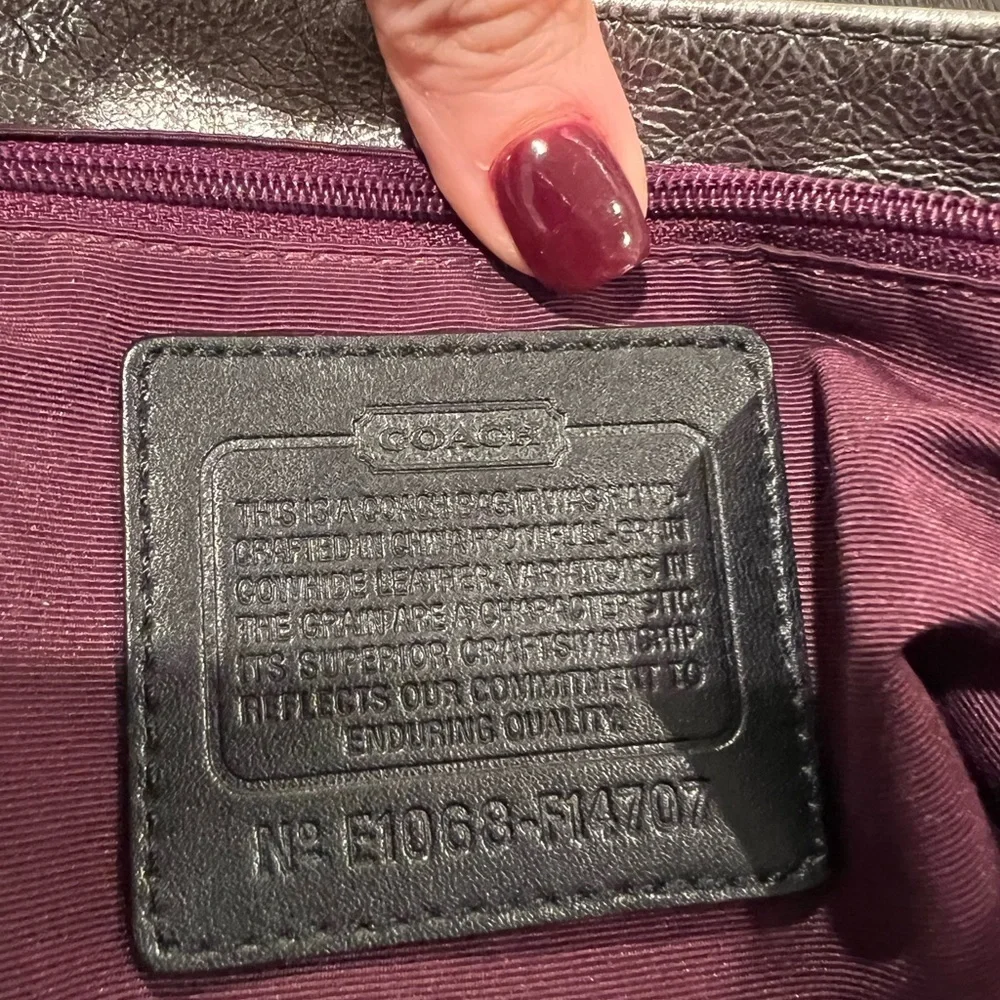 Coach Leather Zoe Hobo Bag